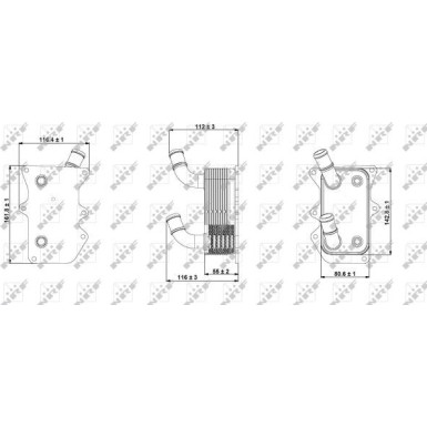 NRF | Ölkühler, Motoröl | 31299
