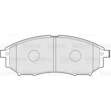 Valeo | Bremsbelagsatz, Scheibenbremse | 301337