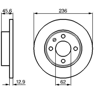 BOSCH | Bremsscheibe | 0 986 478 859