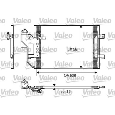 Valeo | Kondensator, Klimaanlage | 817659