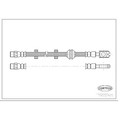 Corteco | Bremsschlauch | 19032465