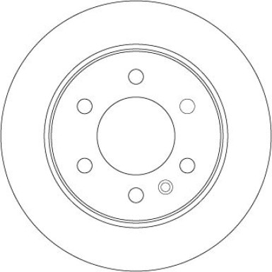 TRW DF4823S Bremsscheibe 298x16,3mm, 6x130, voll, lackiert