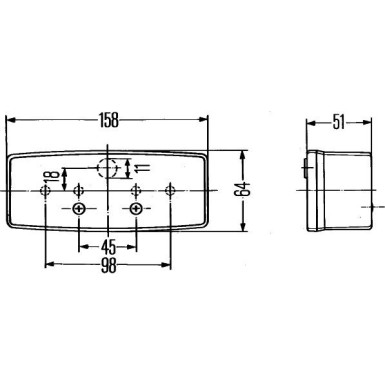 Hella | Heckleuchte | 2SD 003 184-031