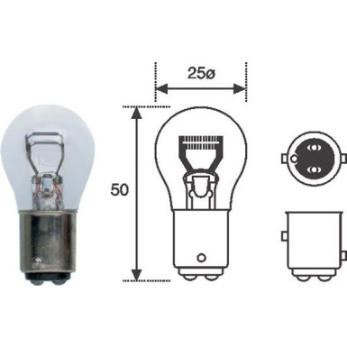 Magneti Marelli | Glühlampe | 008528100000