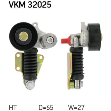 SKF | Spannrolle, Keilrippenriemen | VKM 32025