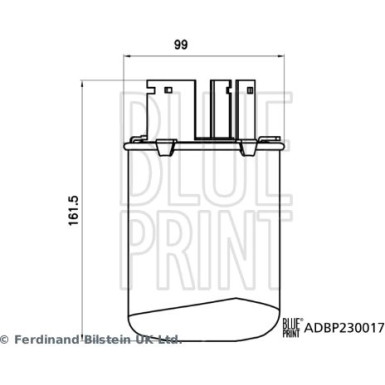 Blue Print | Kraftstofffilter | ADBP230017