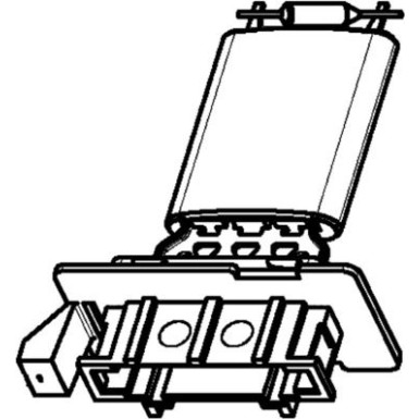 Mahle | Widerstand, Innenraumgebläse | ABR 98 000P