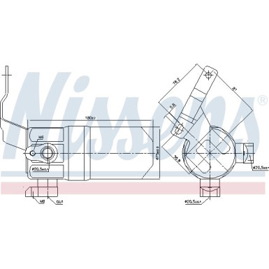 Nissens | Trockner, Klimaanlage | 95552