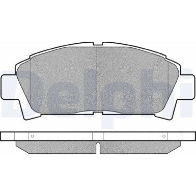 Delphi | Bremsbelagsatz, Scheibenbremse | LP940