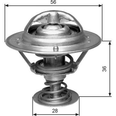 Gates | Thermostat, Kühlmittel | TH31482G1