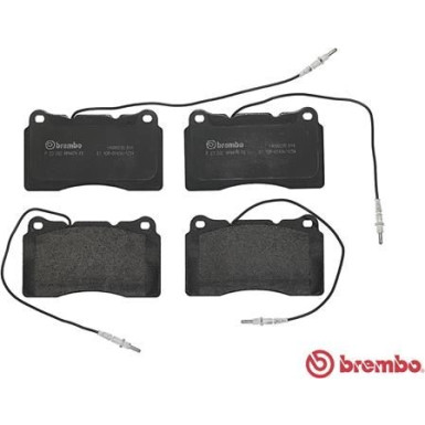 Brembo | Bremsbelagsatz, Scheibenbremse | P 23 082