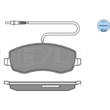 Meyle | Bremsbelagsatz, Scheibenbremse | 025 248 3919/W