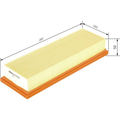 BOSCH 1 457 433 606 Luftfilter