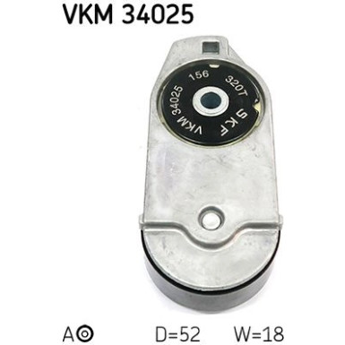 SKF | Spannrolle, Keilrippenriemen | VKM 34025