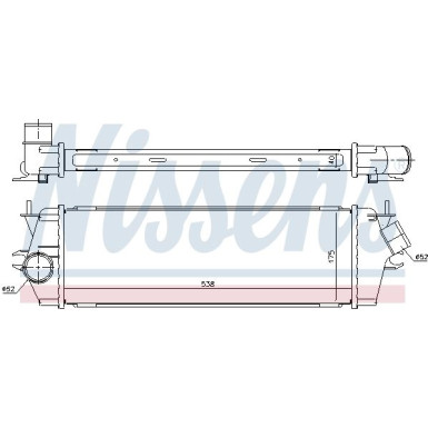 Nissens | Ladeluftkühler | 96583