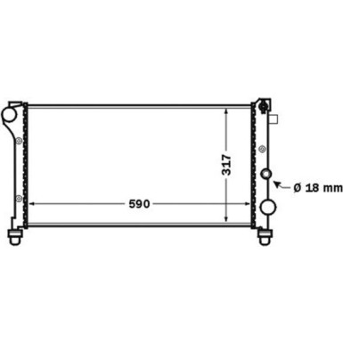 Mahle | Kühler, Motorkühlung | CR 1452 000S