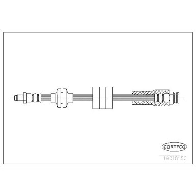 Corteco | Bremsschlauch | 19018150