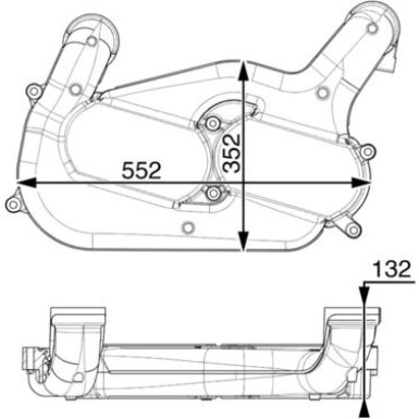 Mahle | Ladeluftkühler | CI 251 000P