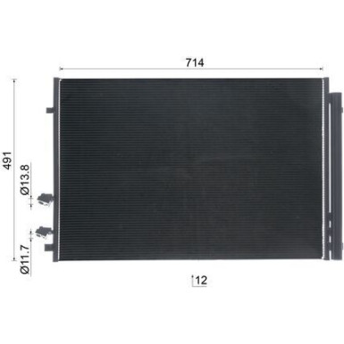 Mahle | Kondensator, Klimaanlage | AC 1066 000S