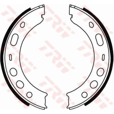 TRW | Bremsbackensatz, Feststellbremse | GS8706