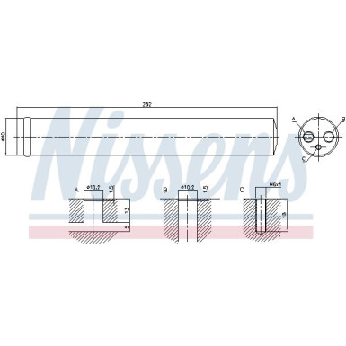 Nissens | Trockner, Klimaanlage | 95525