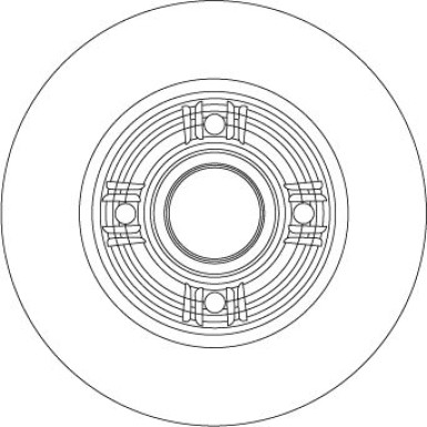 TRW | Bremsscheibe | DF4274S