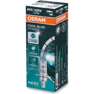 Osram | Glühlampe, Hauptscheinwerfer | H1 Cool Blue Intense (Next Gen) | 64150CBN