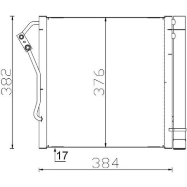 Mahle | Kondensator, Klimaanlage | AC 340 000S