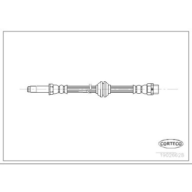 Corteco | Bremsschlauch | 19026628