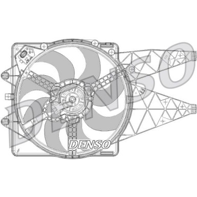 Denso | Lüfter, Motorkühlung | DER09094