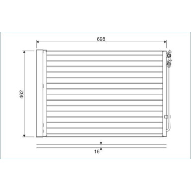 Valeo | Kondensator, Klimaanlage | 814410
