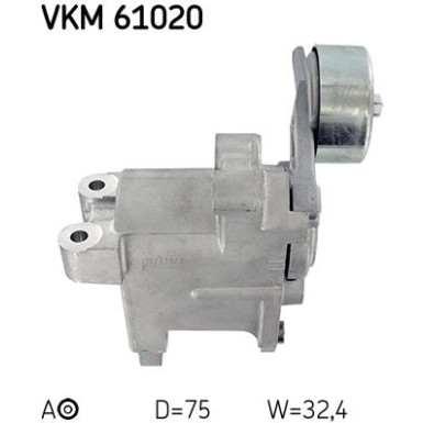 SKF | Spannrolle, Keilrippenriemen | VKM 61020