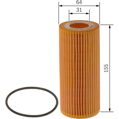 BOSCH F 026 407 021 Ölfilter