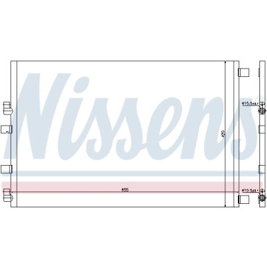 Nissens | Kondensator, Klimaanlage | 940152