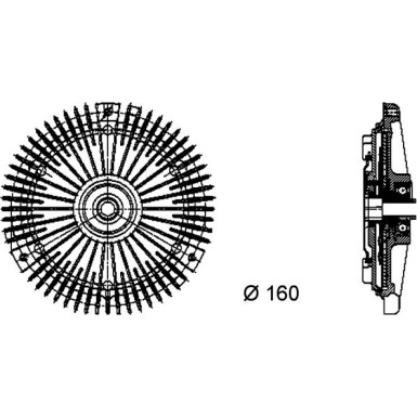 Mahle | Kupplung, Kühlerlüfter | CFC 67 000P