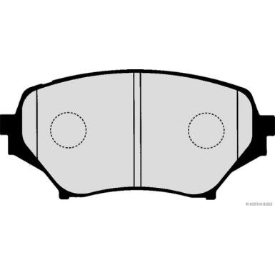 Herth+Buss Jakoparts | Bremsbelagsatz, Scheibenbremse | J3603066