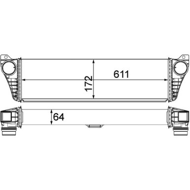 Mahle | Ladeluftkühler | CI 150 000P