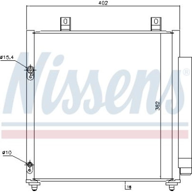 Nissens | Kondensator, Klimaanlage | 940447