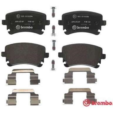 Brembo | Bremsbelagsatz, Scheibenbremse | P 85 143