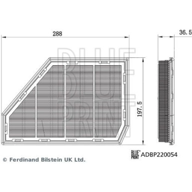 Blue Print | Luftfilter | ADBP220054