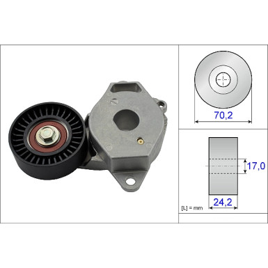 INA | Spannarm, Keilrippenriemen | 534 0409 10