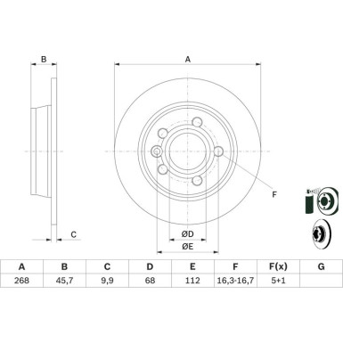 BOSCH | Bremsscheibe | 0 986 478 421