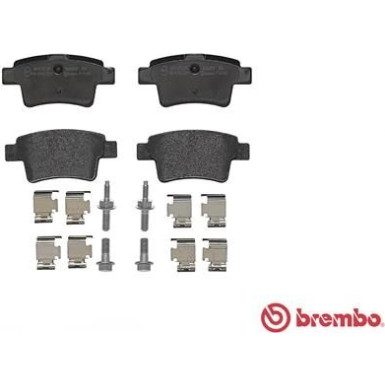 Brembo | Bremsbelagsatz, Scheibenbremse | P 61 085