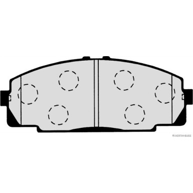 Herth+Buss Jakoparts | Bremsbelagsatz, Scheibenbremse | J3602083