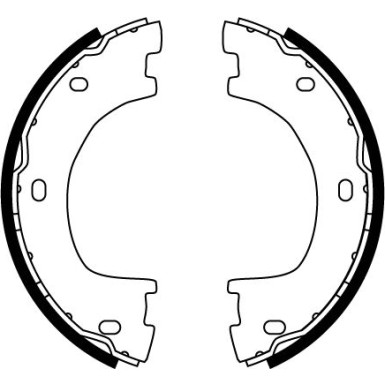 TRW | Bremsbackensatz, Feststellbremse | GS8777