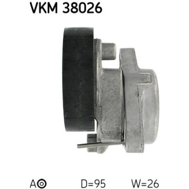 SKF | Spannrolle, Keilrippenriemen | VKM 38026