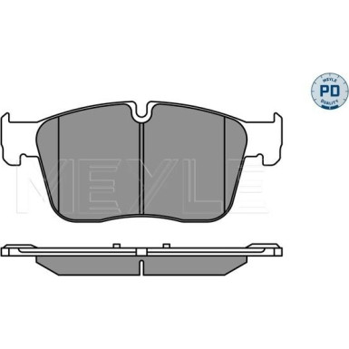 Meyle | Bremsbelagsatz, Scheibenbremse | 025 223 0218/PD
