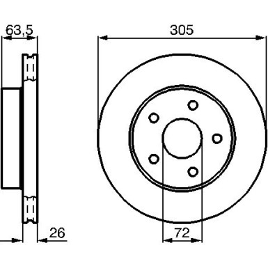 BOSCH | Bremsscheibe | 0 986 478 772