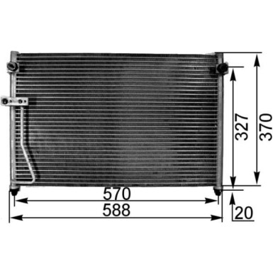 Mahle | Kondensator, Klimaanlage | AC 301 000S