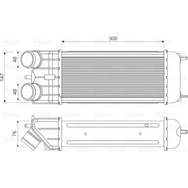 Valeo | Ladeluftkühler | 818663